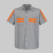 Men's Enhanced Visibility Industrial Work Shirt