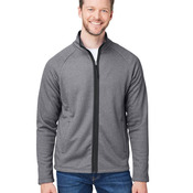 Men's Venture Heathered Stripe Full-Zip Jacket