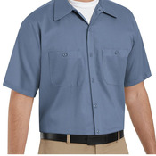 Men's Tall Cotton Short Sleeve Uniform Shirt